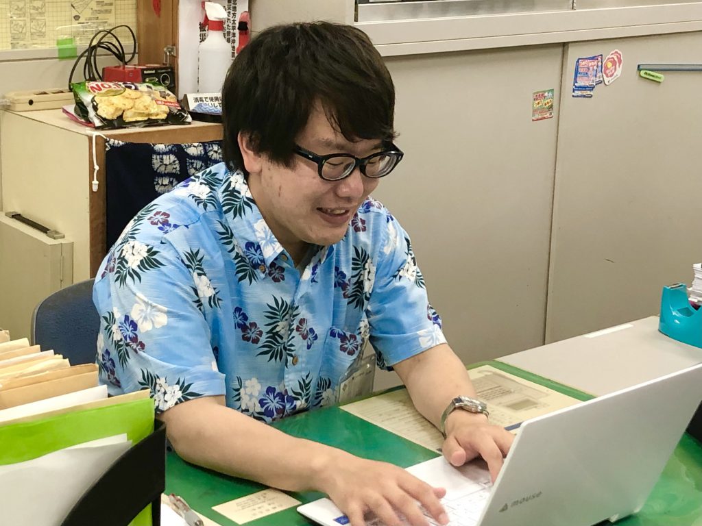 千葉仕事中
